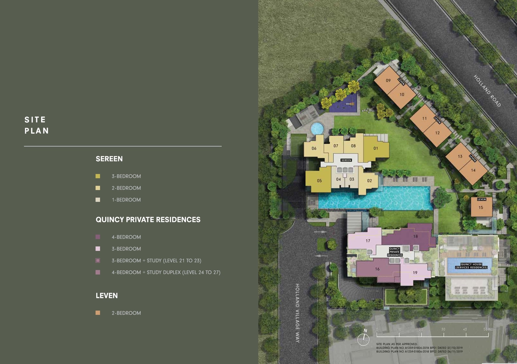 One Holland Village Residences site plan