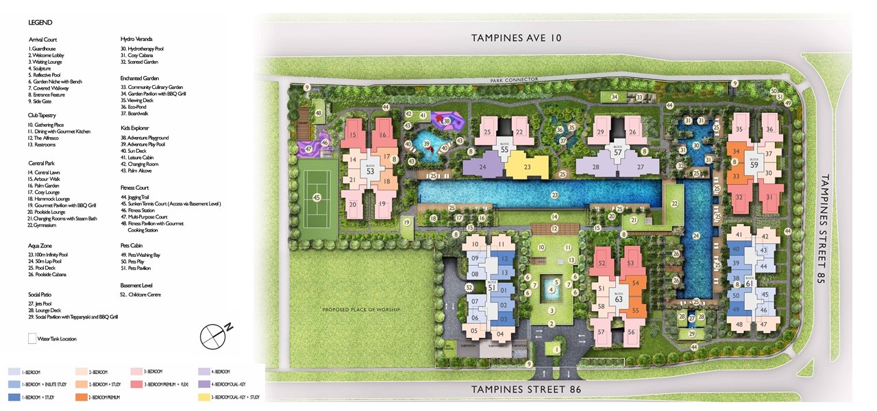 the tapestry site plan
