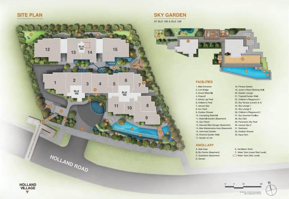 Van Holland site plan